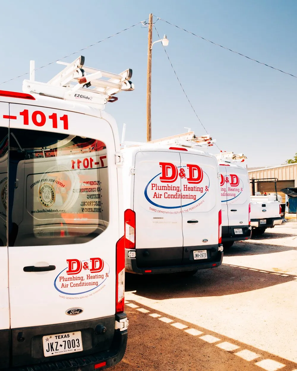 D&D licensed master tradesmen on the job