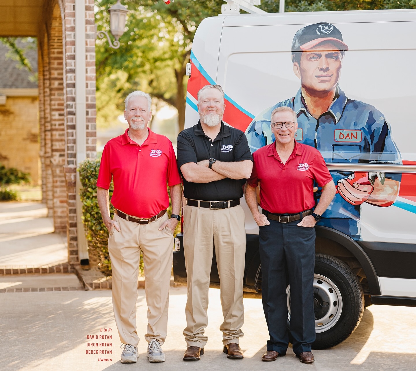 The Rotan family, owners of D&D Home Services