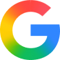 Google logo: a stylized multicolor 'G' in blue, red, yellow, and green.