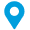 Blue map location pin marker